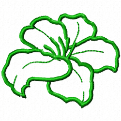 Flowers And Tree Embroidery Design 5